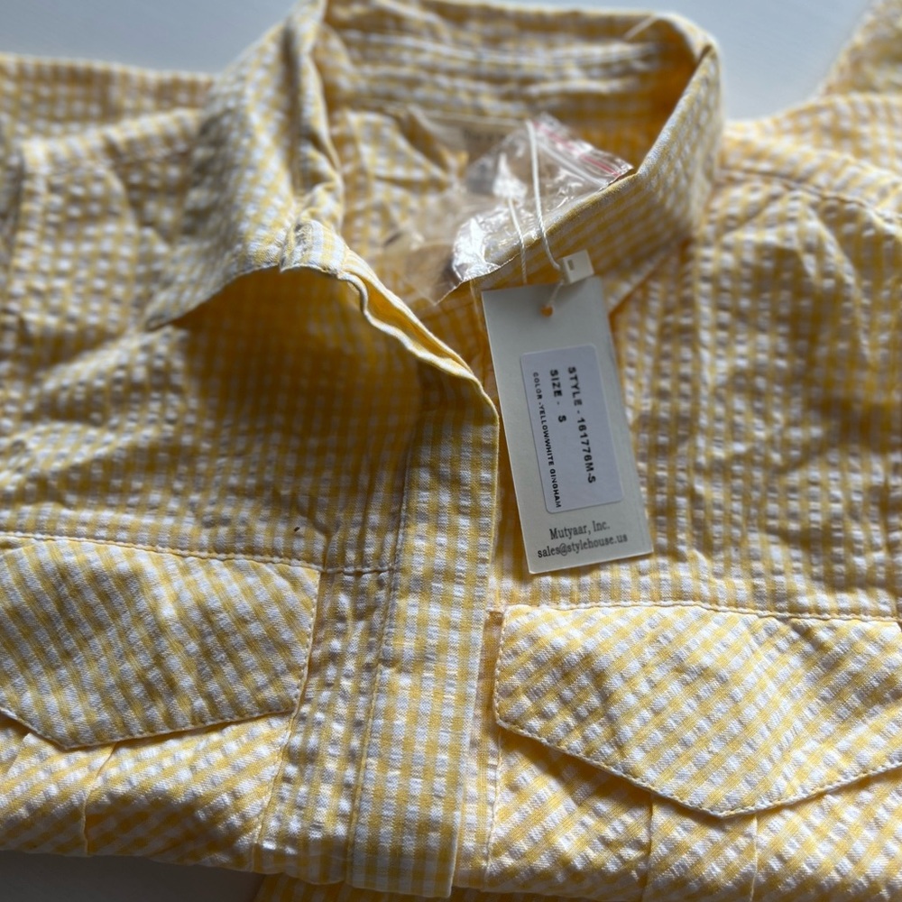 SIM & SAM Yellow Top size S